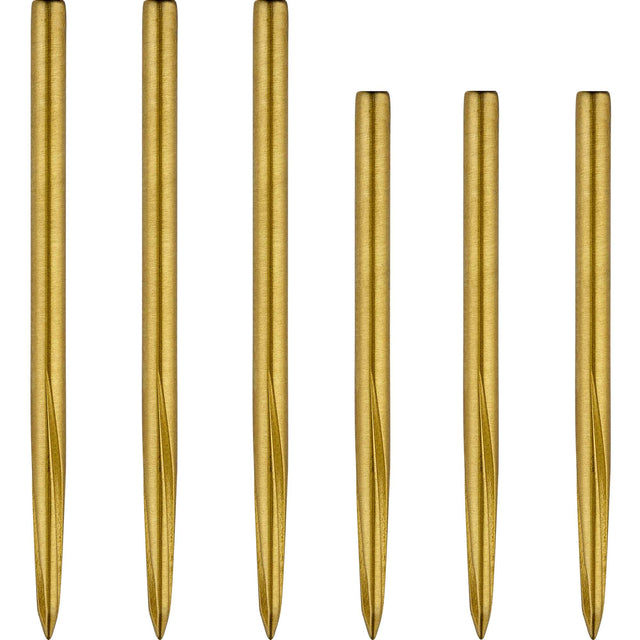 Unicorn Volute Dart Points - Steel Tip - Smooth - Gold