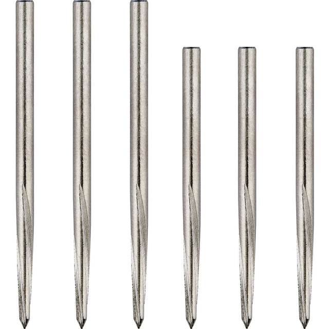 Unicorn Volute Dart Points - Steel Tip - Smooth - Silver