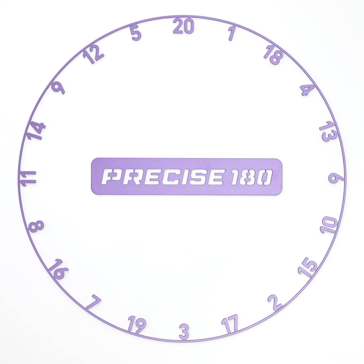Precise 180 Number Ring - One-Piece - Colours Purple Pulse