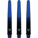 Viper Viperlock Aluminium Dart Shafts - inc O-Rings and Locking Pin - Black & Blue Tweenie
