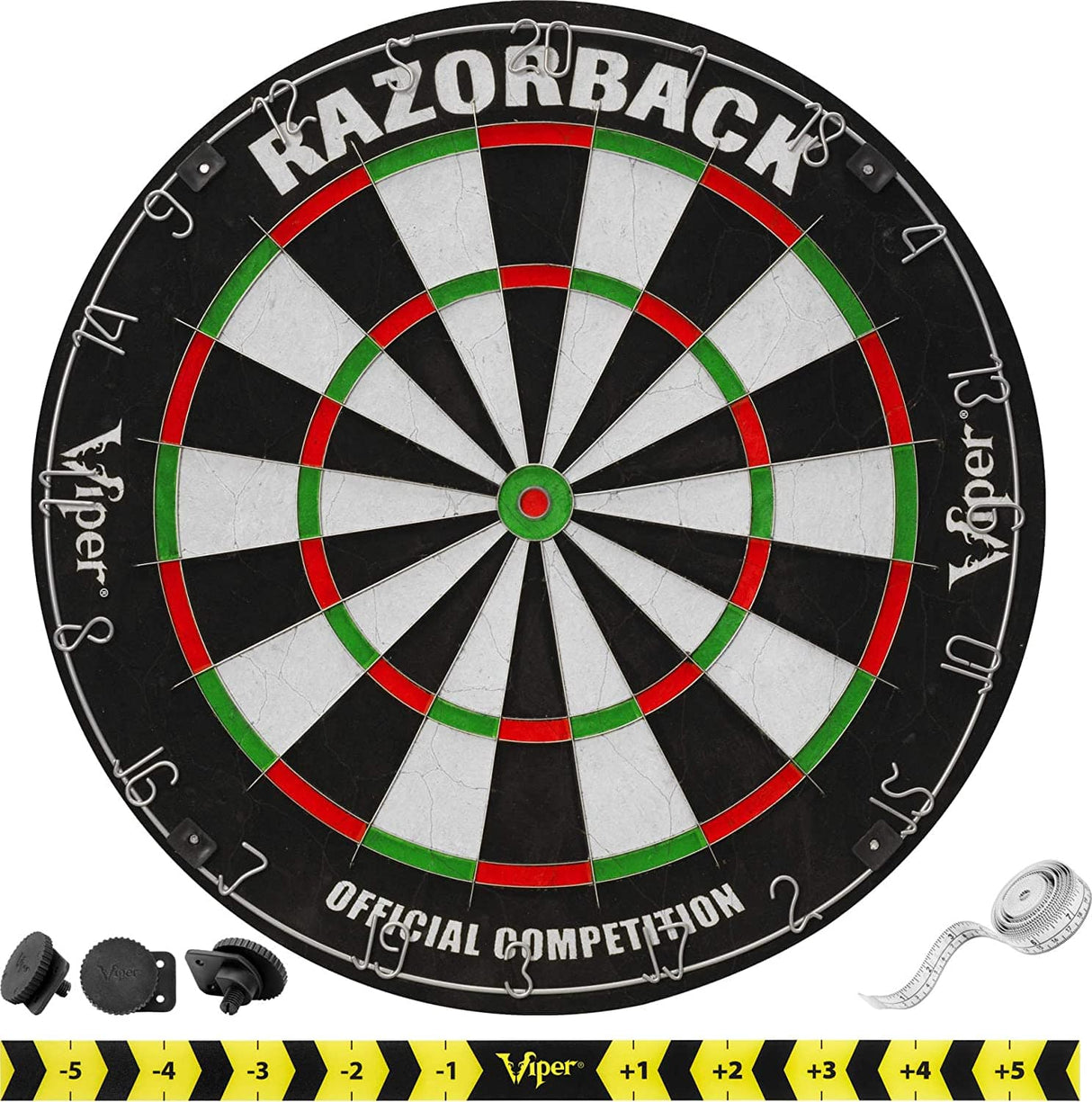 *Viper Razorback Professional Dartboard - Ultra Thin Spider - RazorBack
