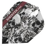 Viper V-100 Sinister Dart Flights - 100 Micron - Skulls - Std No2