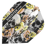 Viper V-100 Sinister Dart Flights - 100 Micron - Skulls - Std No2