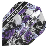 Viper V-100 Sinister Dart Flights - 100 Micron - Skulls - Std No2