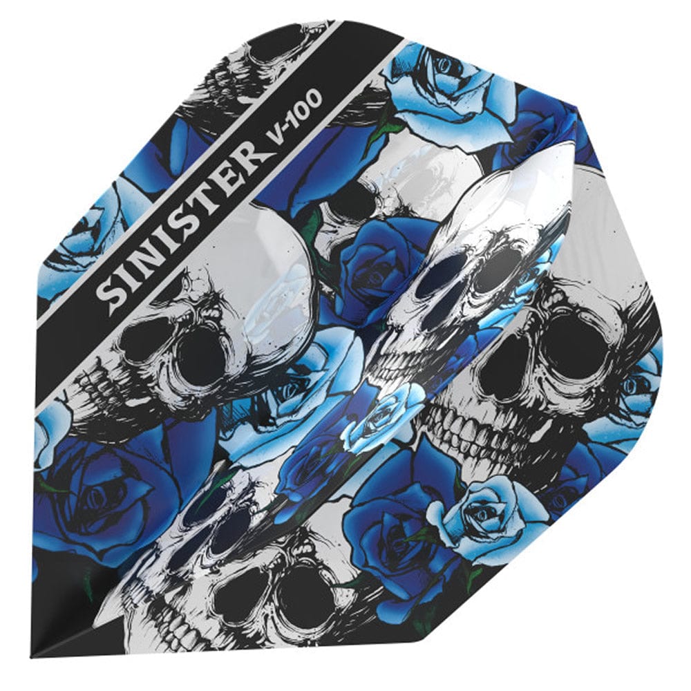 Viper V-100 Sinister Dart Flights - 100 Micron - Skulls - Std No2