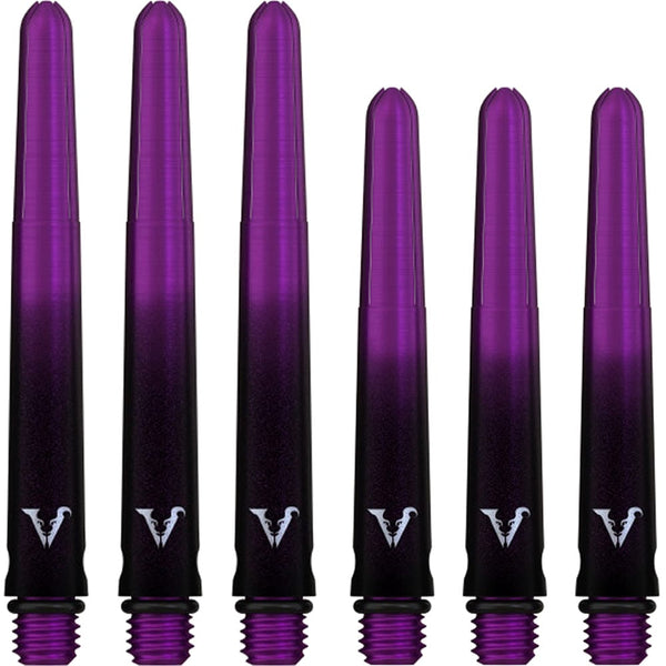 Viper Viperlock Aluminium Dart Shafts - inc O-Rings and Locking Pin - Black & Purple