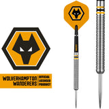 Wolverhampton Wanderers FC Darts - Steel Tip Tungsten - Official Licensed - Wolves - 24g