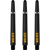 Wolverhampton Wanderers FC Nylon Shafts - Dart Stems with Springs - Wolves - Black
