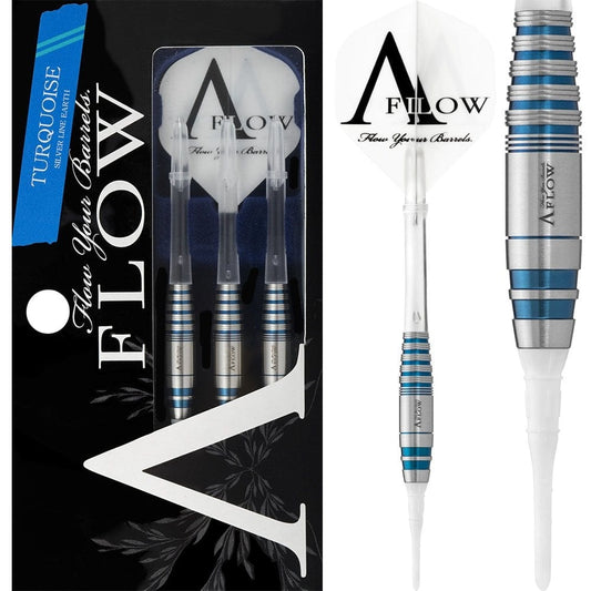 Dynasty Darts - Silver Line Earth - Soft Tip - Turquoise