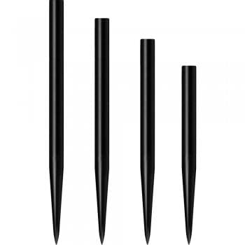 Designa Spare Points - for Steel Tip Darts - Smooth - Black