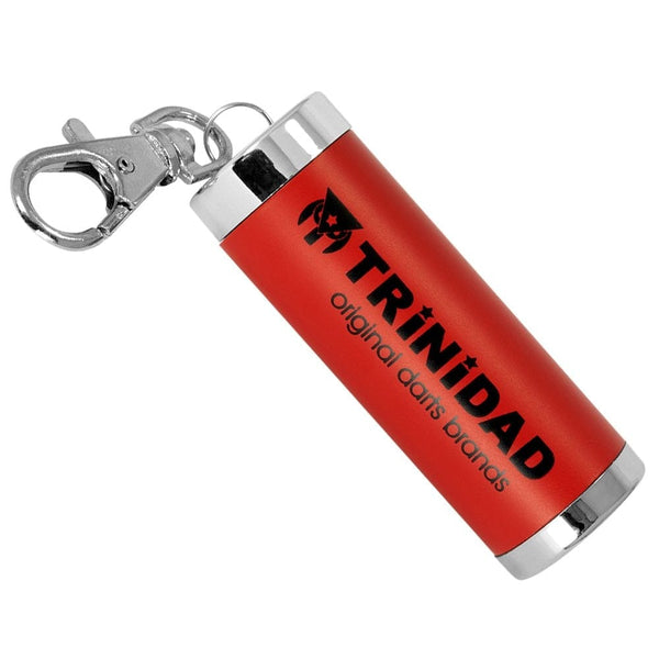 TRiNiDAD Aluminium Tip Case - Soft Tip Holder with Clip - Red