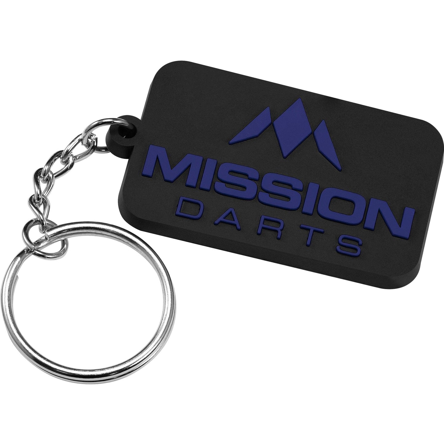 *Mission Logo Keyring - Soft PVC Feel Blue