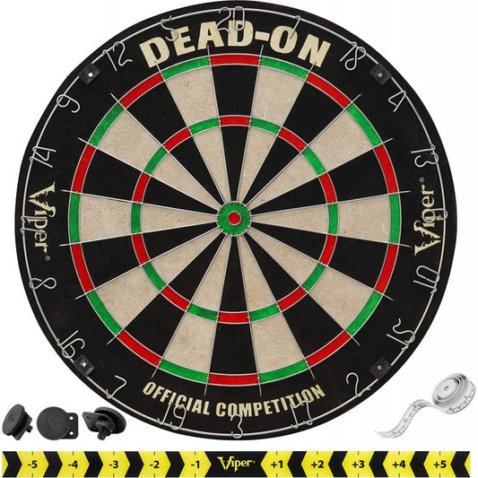 Viper Dead On Sisal Dartboard - Tri Wire System - Dead-On
