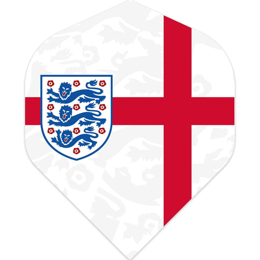 England Football Dart Flights - Official Licensed - 100 Micron - No2 - Std - F2 - St George Cross