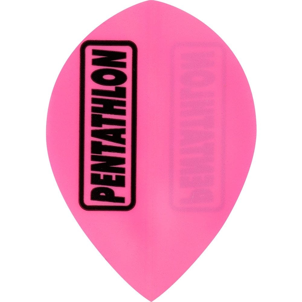 *Dart Flights - Pentathlon Colours - Extra Strong - Pear Pink