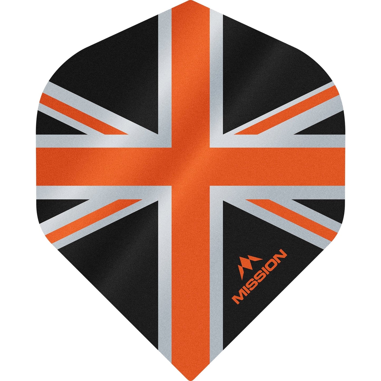 Mission Alliance Union Jack Dart Flights - No2 - Std - Black Black Orange