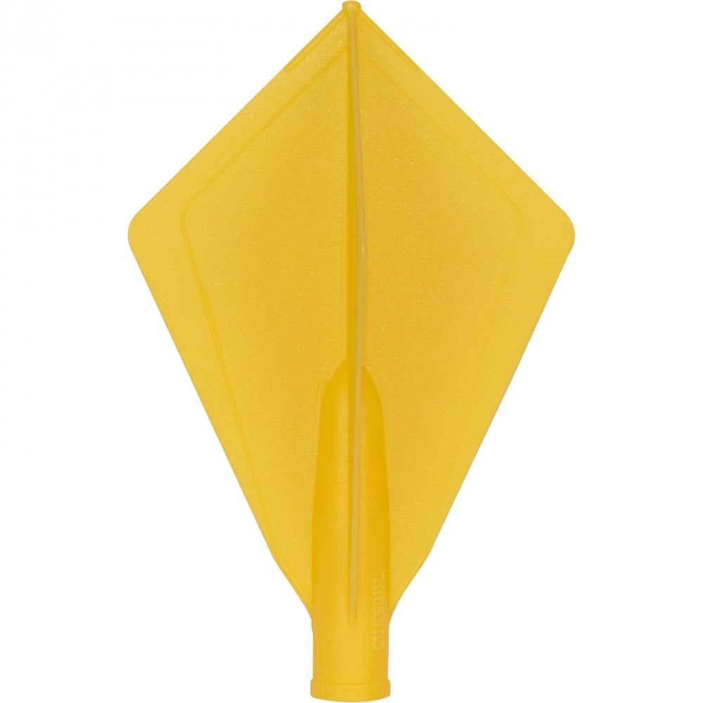 Cuesoul - Tero Flight System - Dart Flights - AK4 - Diamond - Solid Yellow