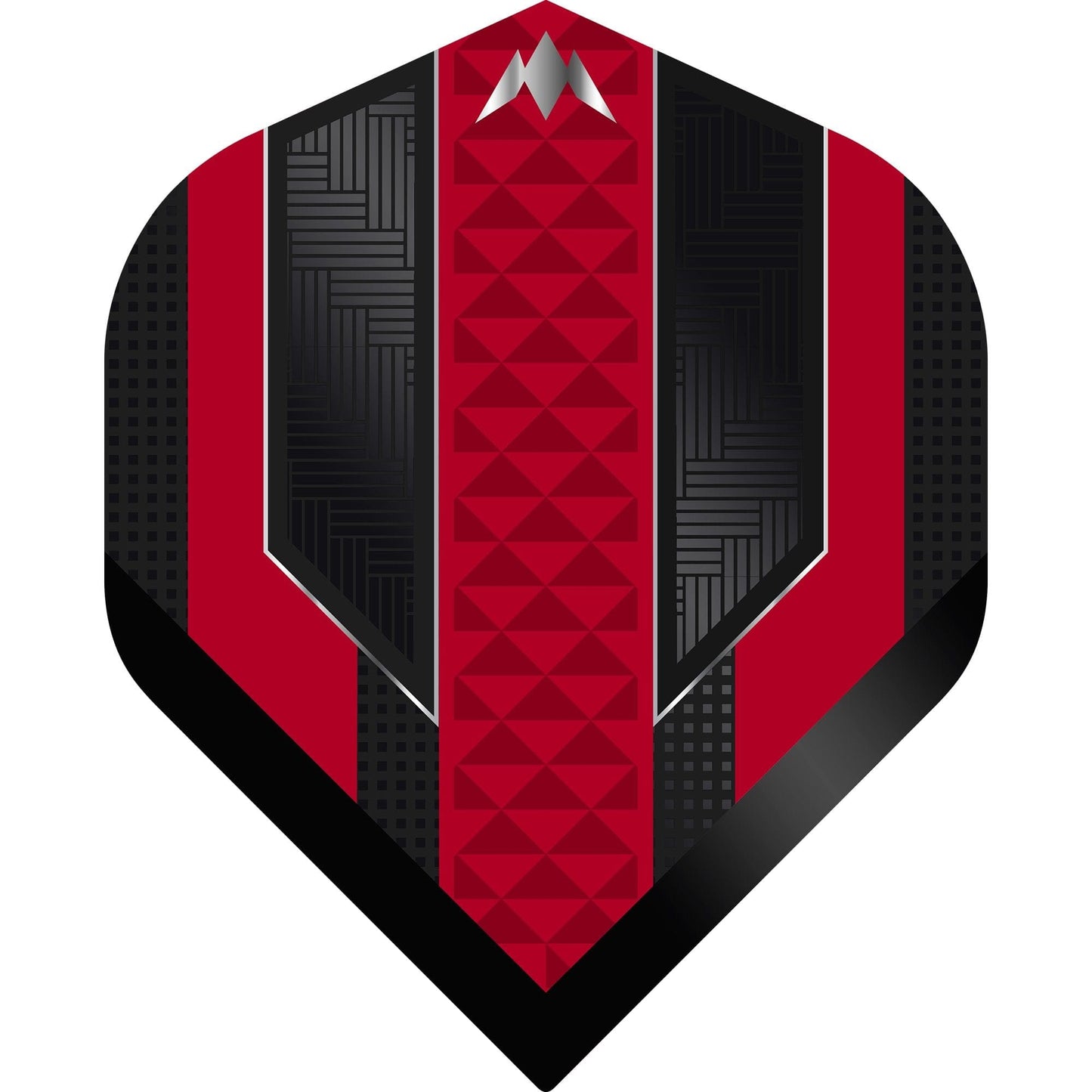 Mission Temple Dart Flights - 100 Micron - No2 Red