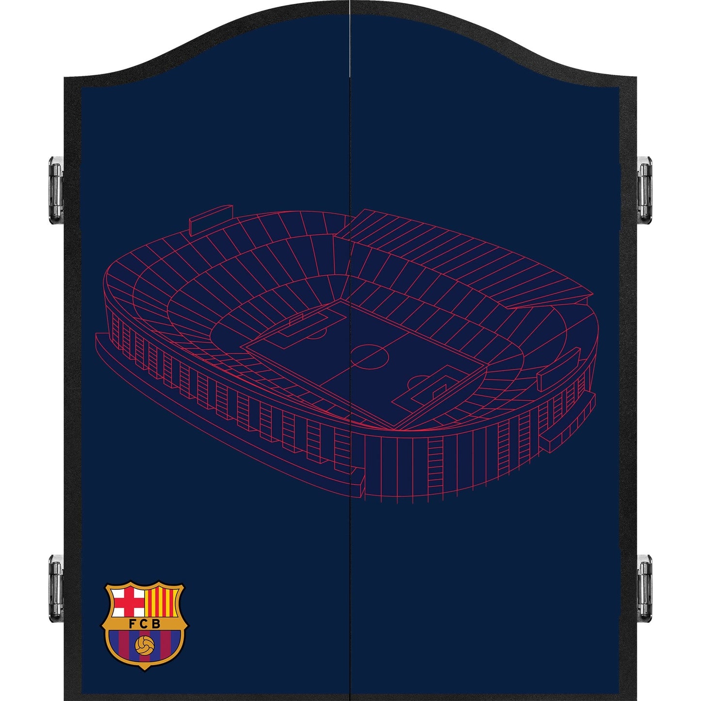 FC Barcelona - Official Licensed BARÇA - Dartboard Cabinet - C3 - Stadium Camp Nou