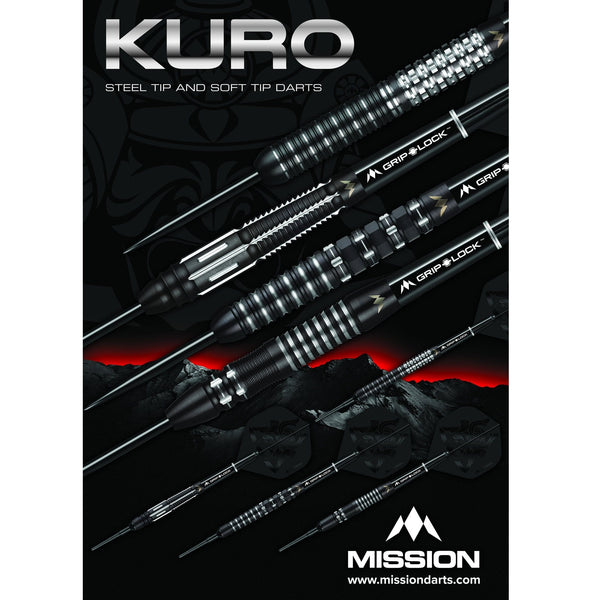 *Mission Darts - Poster - A3 - 420mm x 297mm - Kuro