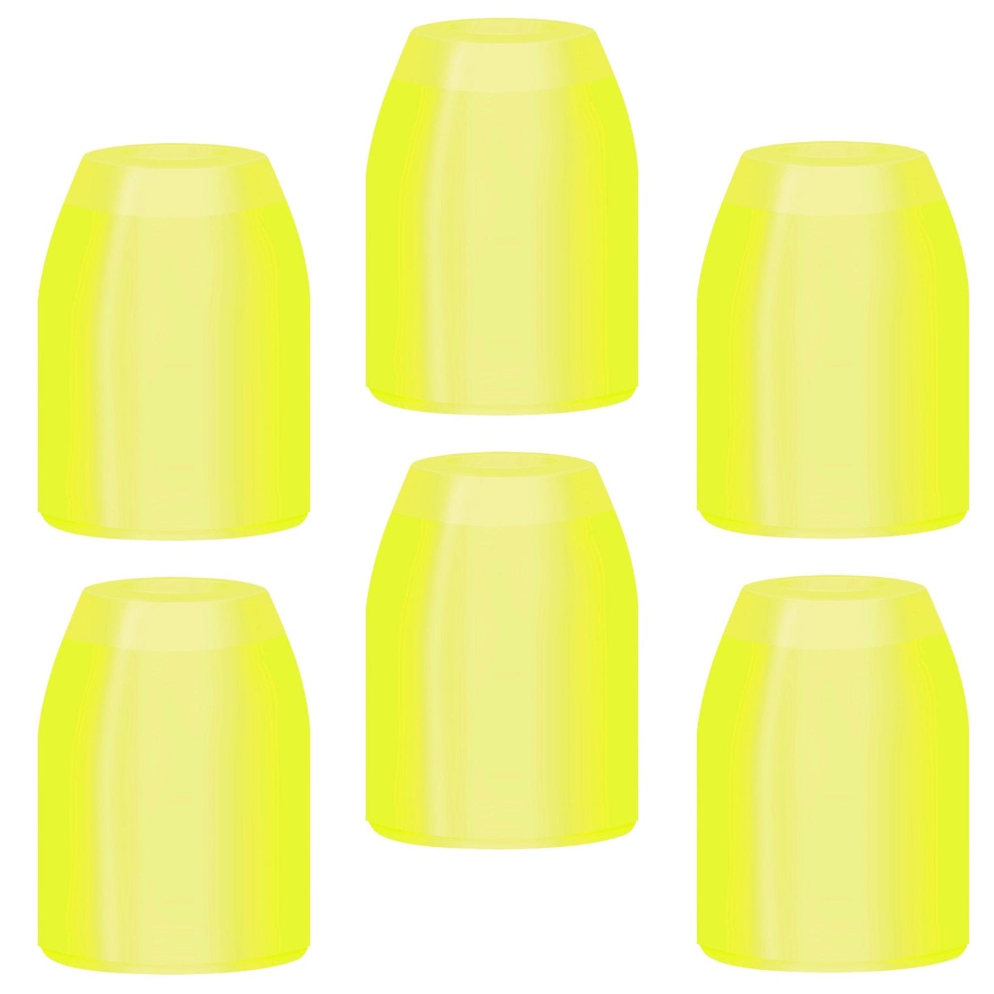 L-Style - Standard Champagne Rings - Pack 6 Yellow