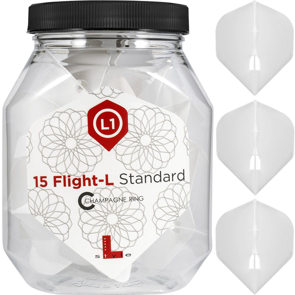 L-Style - L-Flights - L1 Pro - Champagne Ring - Standard - White - 5 Sets