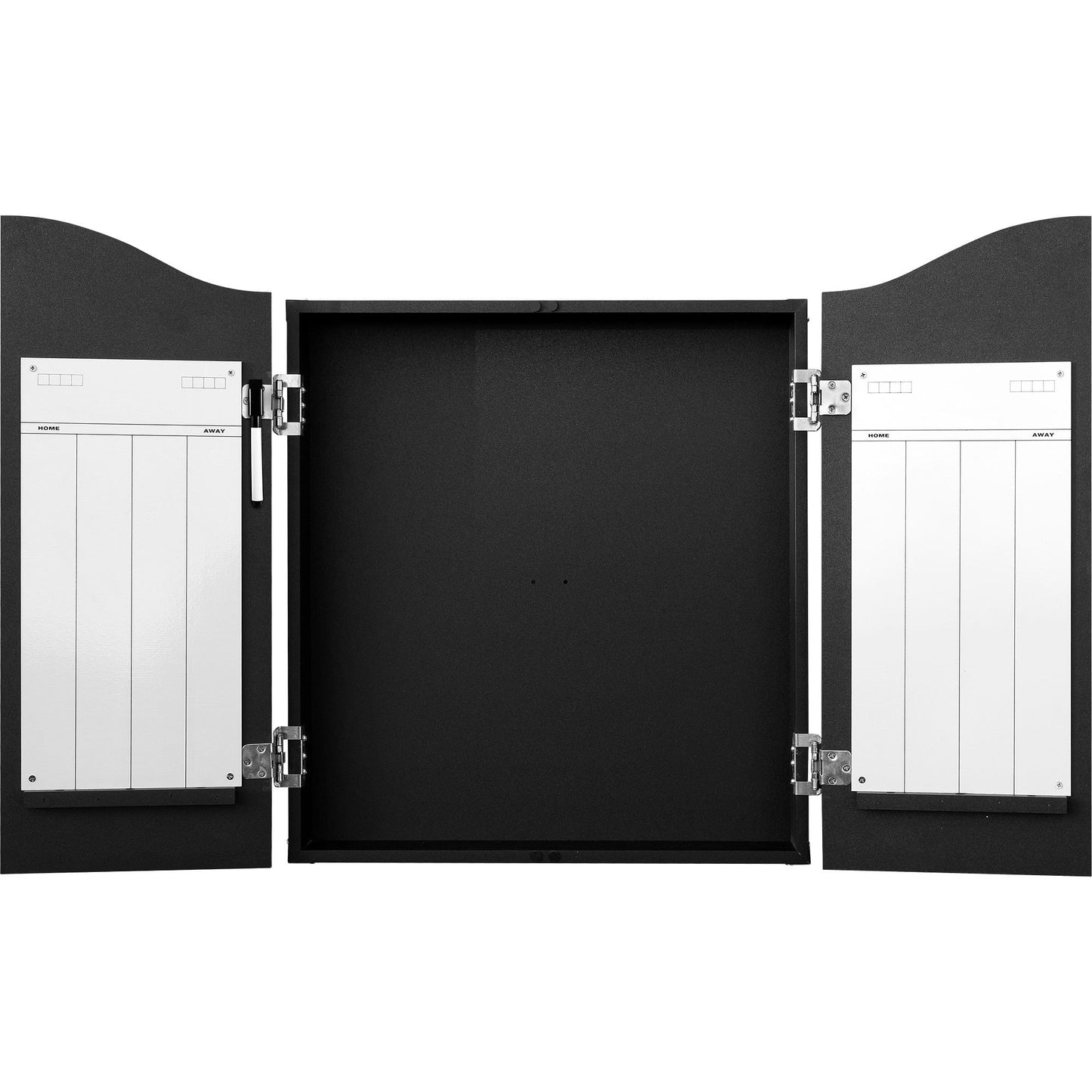Mission Dartboard Cabinet - Canada Design - Black - Maple Leaf