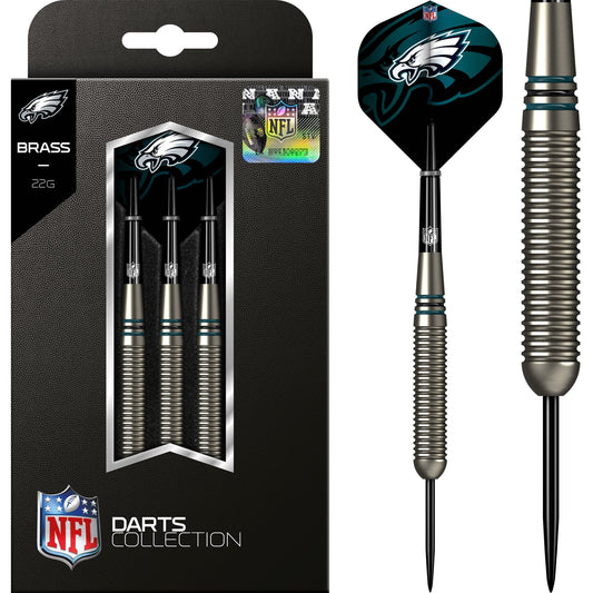 NFL - Steel Tip Brass Darts - Official Licensed - Philadelphia Eagles - 22g 22g
