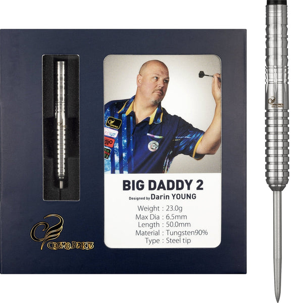 Cosmo Pro Series Darts - Steel Tip - Darin Young - Big Daddy 2 - 23g