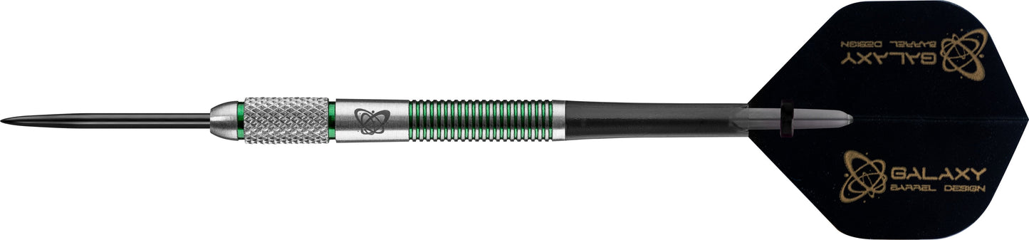 Galaxy Dave Walsh Darts - Steel Tip - Banned in Boston - Green - 21g 21g