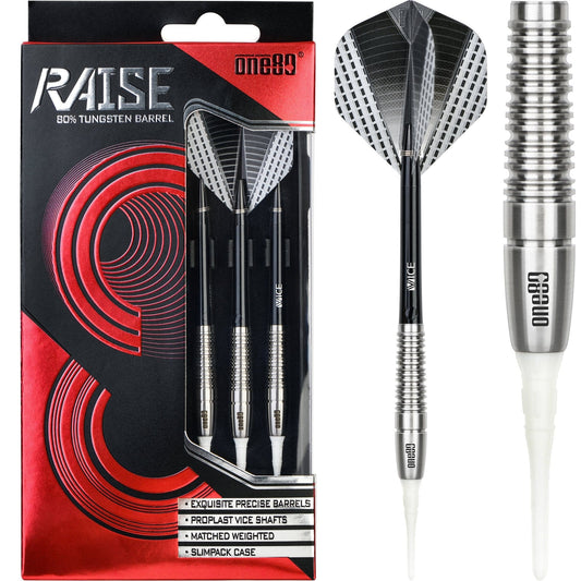 One80 Raise ST Darts - Soft Tip - Ringed 17g