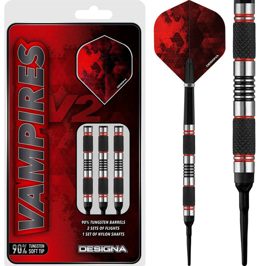 Designa Vampires V2 Darts - Soft Tip - M1 18g