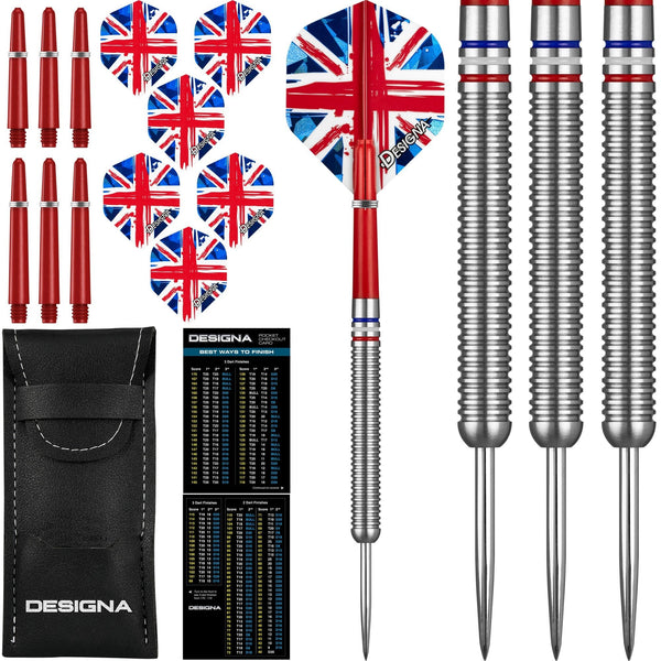 Designa Patriot-X Darts - Steel Tip - Great Britain
