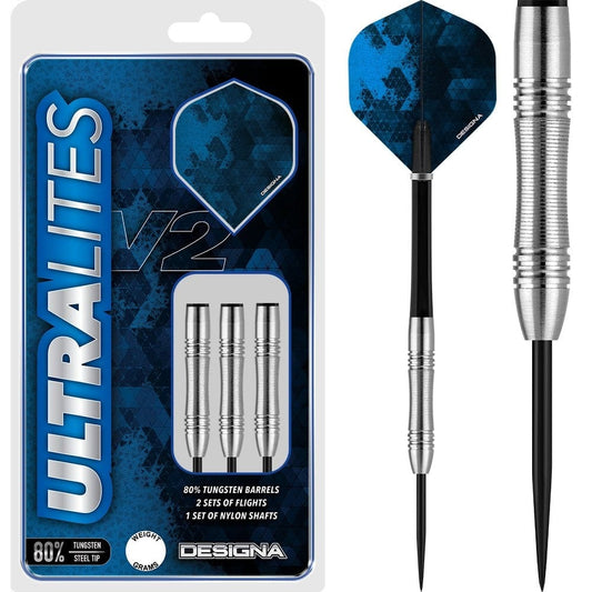 Designa Ultralites V2 Darts - Steel Tip - M4 - Micro Scallop 12gPERS