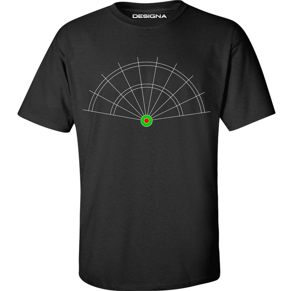 T Shirt - Humour Dart T-Shirt - Black - Dartboard Web