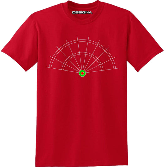 T Shirt - Humour Dart T-Shirt - Red - Dartboard Web