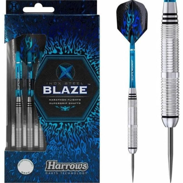 Harrows Blaze Darts - Steel Tip - Inox Steel - Straight