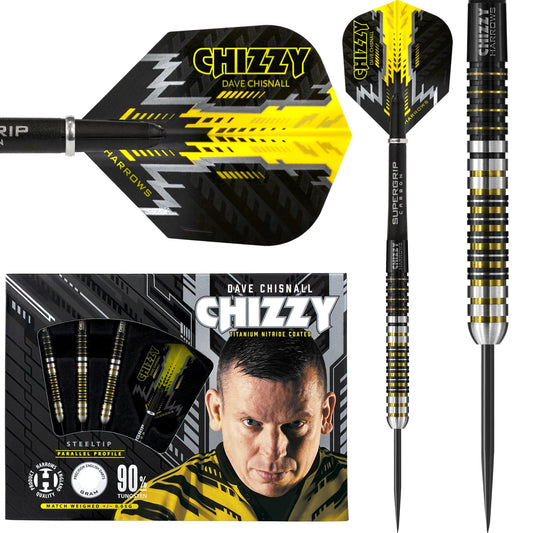 Harrows Dave Chisnall Darts - Steel Tip - Chizzy - S1 21g