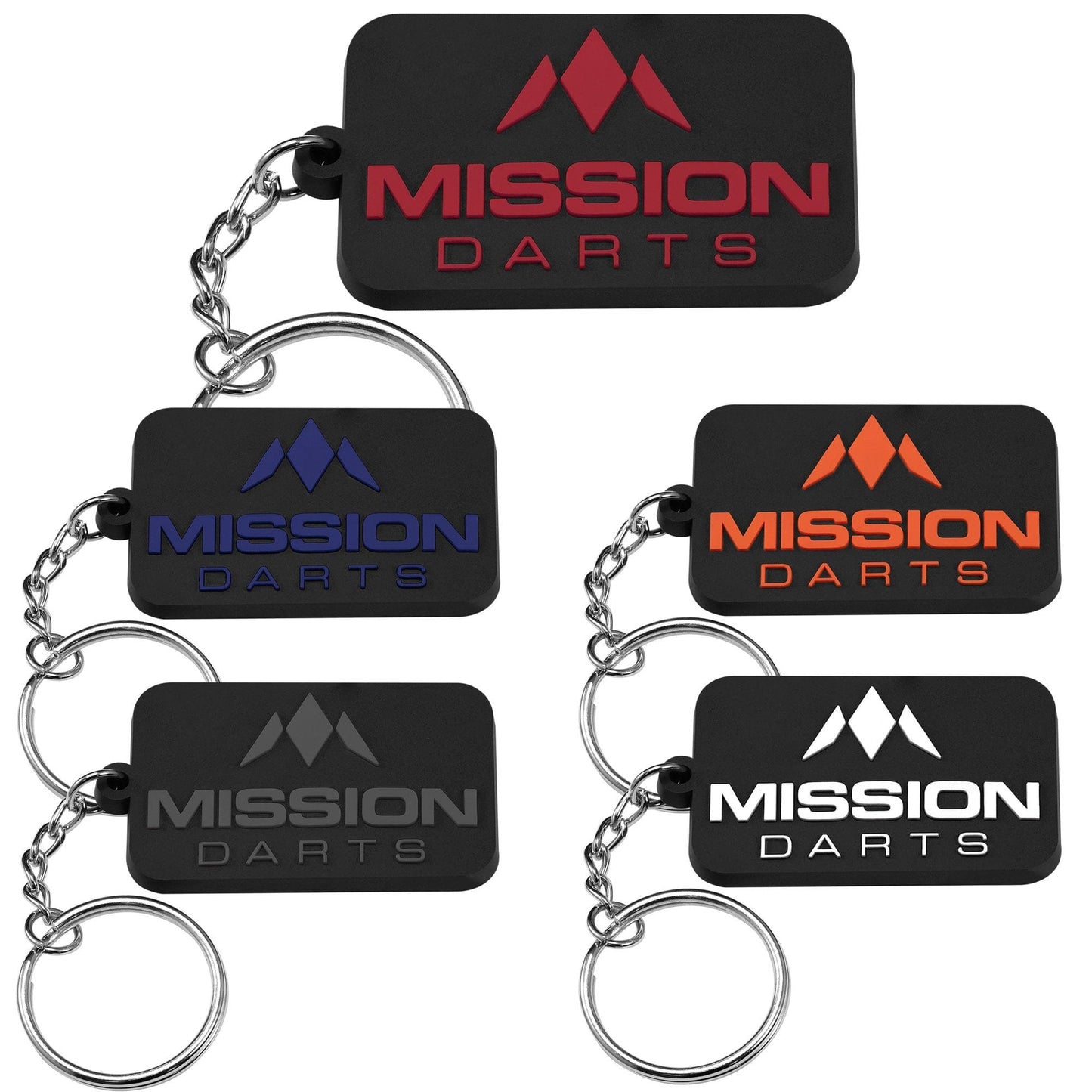 *Mission Logo Keyring - Soft PVC Feel