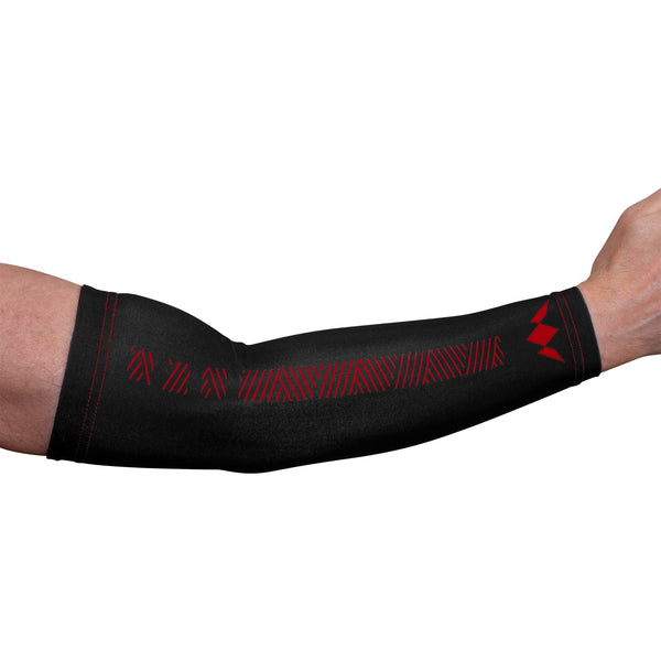 Mission Darts REACH Arm Sleeves (Pair) - Reflex - Black & Red