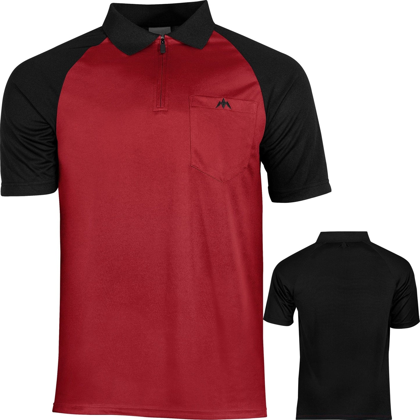 Mission Darts EXOS Cool FX Dart Shirt - Black & Red 2XL