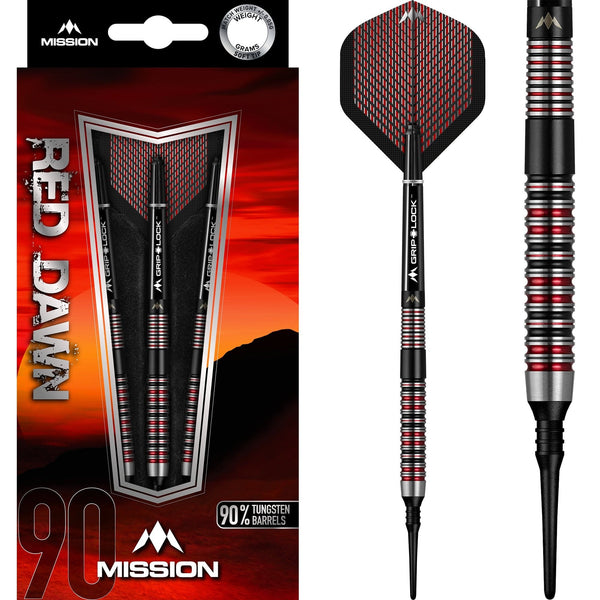 *Mission Red Dawn Darts - Soft Tip - M1 - Straight Ring