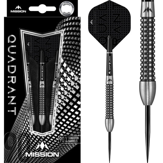 *Mission Quadrant Darts - Steel Tip - M3 - Quad Grip