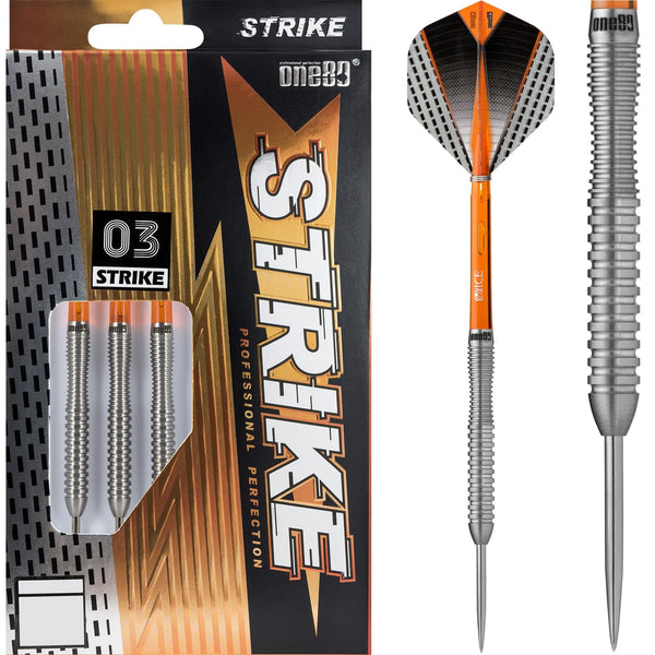 One80 Strike Darts - Steel Tip - S3 - Ringed