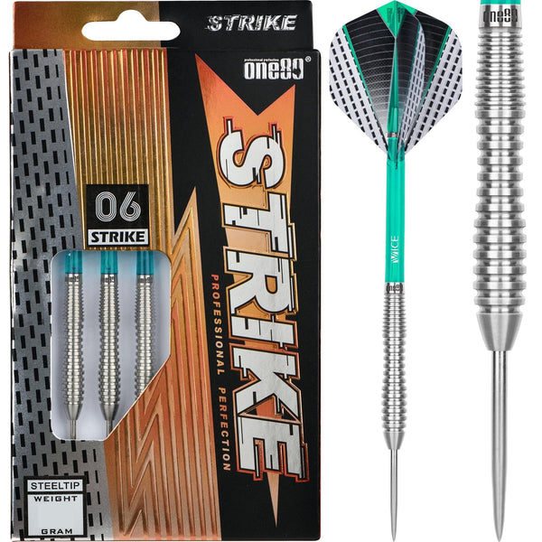 One80 Strike Darts - Steel Tip - S6 - Ringed