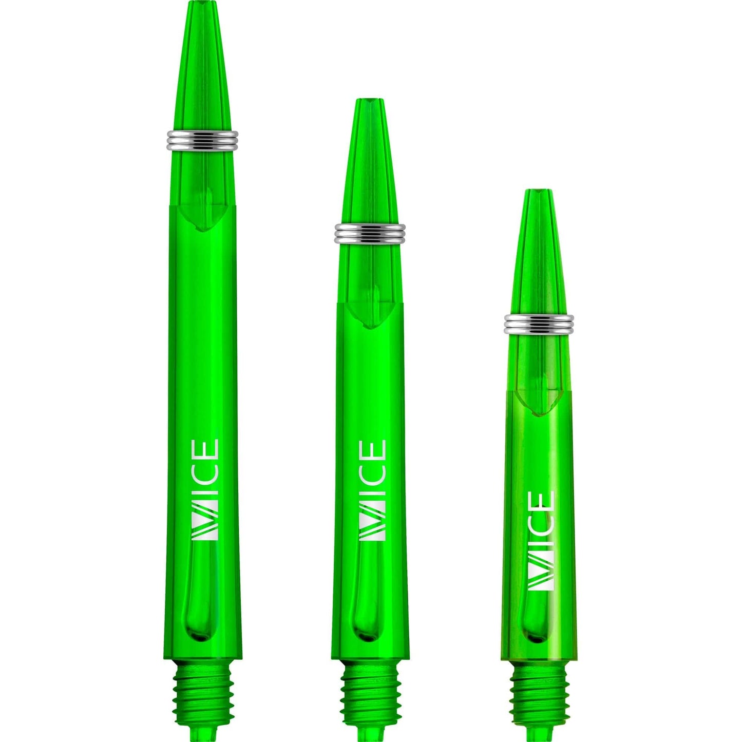 One80 Vice Shafts - Stems with Springs - Neon Green