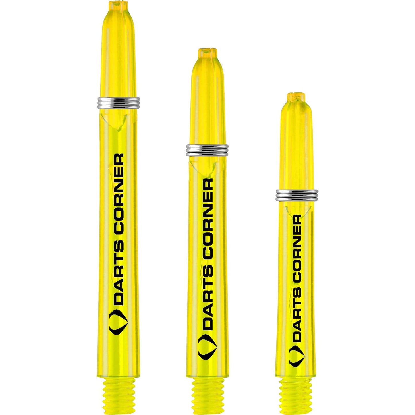 Darts Corner Polycarbonate Shafts - Dart Stems - Yellow
