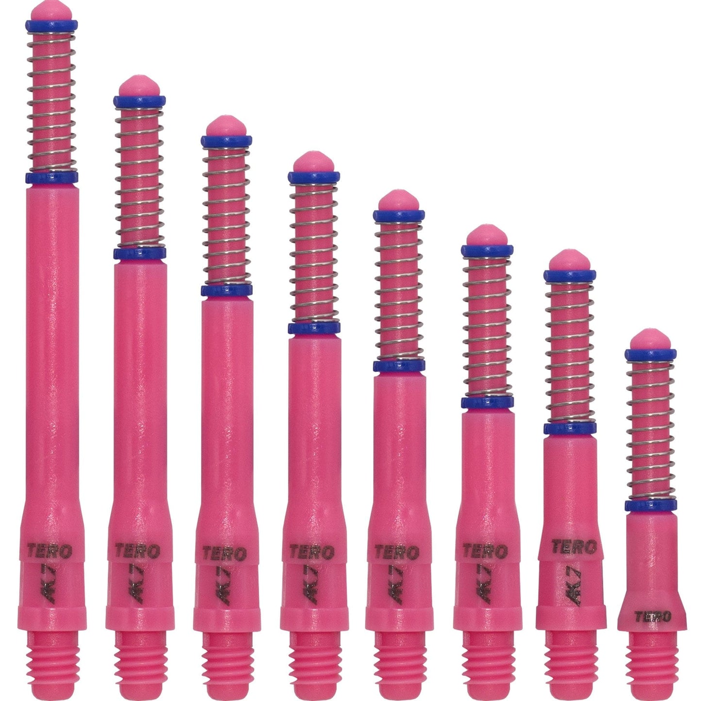 Cuesoul - Dart Shafts - Tero Flight System - AK7 - Standard - Set of 4 - Pink