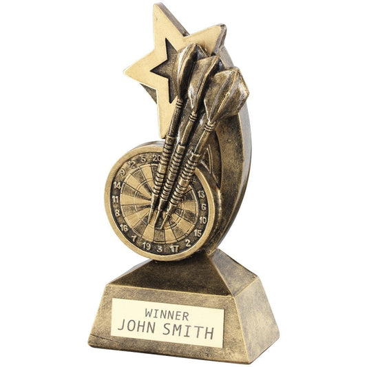 Dartboard Shooting Star - Resin Trophy Award