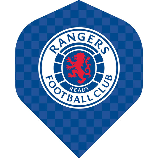 Rangers FC Dart Flights - 100 Micron - No2 - Std - RFC - F2 - Check